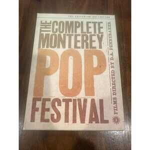 The Complete Monterey Pop Festival (The Criterion Collection) - DVD - EX